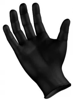 Unigloves Einweghandschuhe Black Pearl Nitril 100 XS