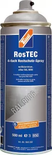 Technolit 4-fach Rostschutz-Spray RosTEC 500ml Weißaluminium RAL9006