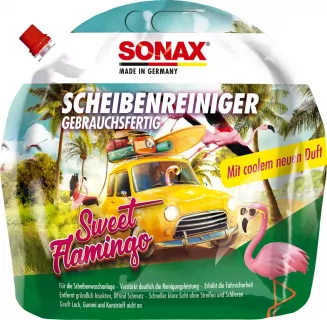 SONAX ScheibenReiniger Gebrauchsfertig Sweet Flamingo 3L