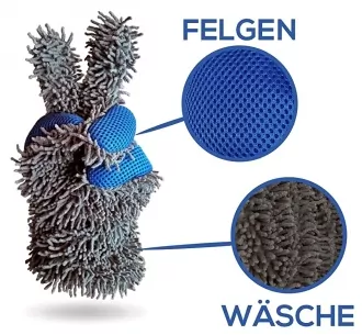 Washys Microfaser FelgenWaschHandschuh