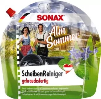 SONAX ScheibenReiniger gebrauchsfertig Almsommer 3L