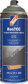 Technolit 4-fach Rostschutz-Spray RosTEC 500ml Novagrau RAL7350