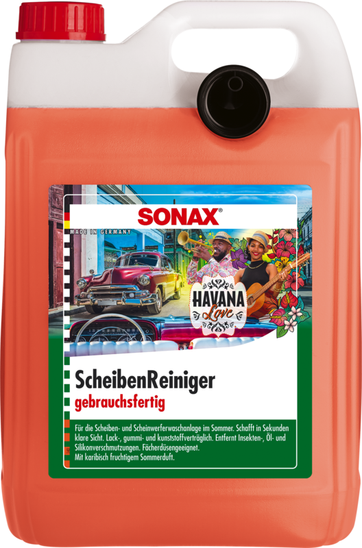 FLOWMAXX Autopflegeshop - SONAX ScheibenReiniger Gebrauchsfertig Havana Love  5L