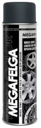 MEGAFELGA Felgenlack Spray Grau 500ml